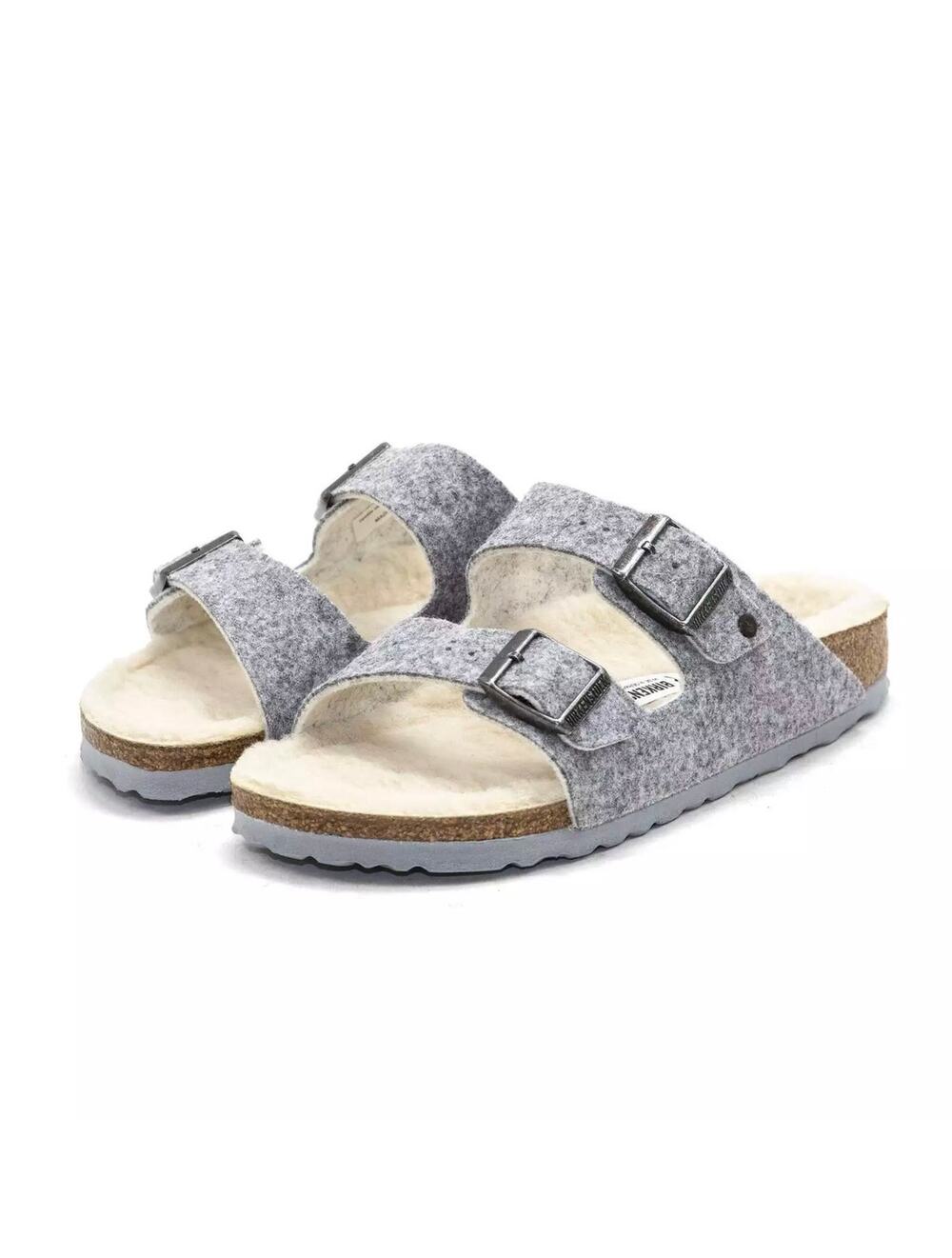 Birkenstock Arizona Rivet Wool Felt Two Strap Slip On Sandals sz 42 11(W) 9(M)